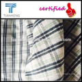 yarn dyed flannel fabric / white green plaid flannel fabric/Soft warm flannel fabric